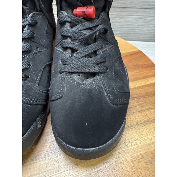 Nike Air Jordan Retro 6 Mid Shoes Black Infrared 384665-060 Women 6.5 - Picture 5 of 15